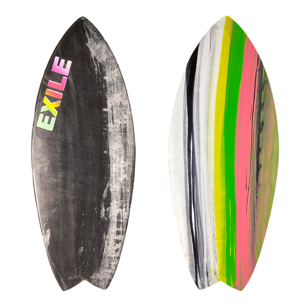 Large Blairacuda™ 5/8" Double Carbon Fiber Epoxy Skimboard