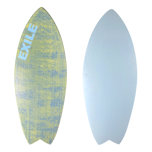 Medium Blairacuda™ 5/8" Double Carbon Fiber Epoxy Skimboard