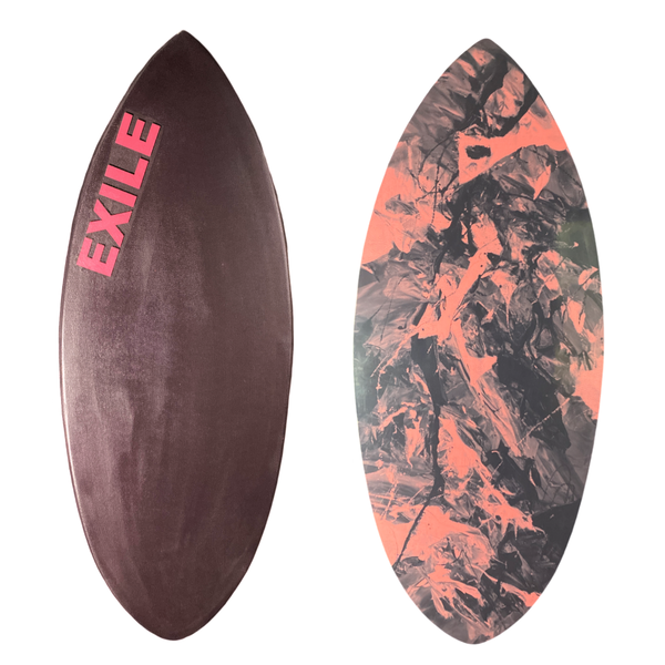 Large Hybrid 3/4” tapered to 5/8” Double Carbon Fiber Epoxy Skimboard