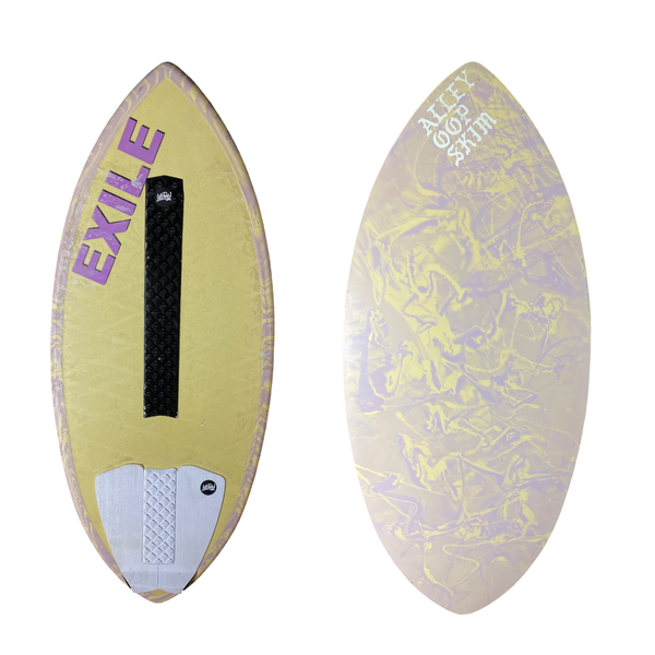 Used 46.5” Hornet Shape Double Carbon Epoxy Construction Epoxy Skimboard