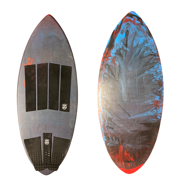 Used Medium Small Hybrid Shape 5/8” Double Carbon Epoxy Construction Epoxy Skimboard