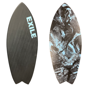 Exile Skimboards Double Carbon Epoxy Blairacuda Shape