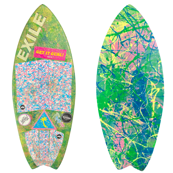 Used Extra Small Blairacuda 5/8" Double Carbon Fiber Epoxy Skimboard