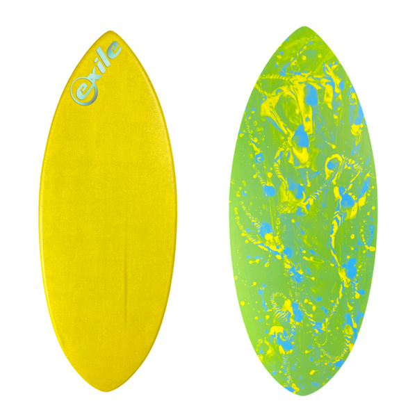 Medium Hybrid Shape 5/8” Double Carbon Epoxy Construction Epoxy Skimboard