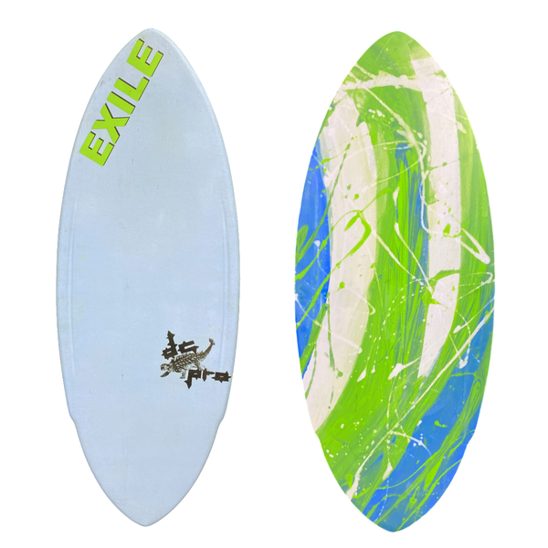 Medium D.C. Pro 3/4'' Tapered to 5/8" Double Carbon Fiber Epoxy Skimboard