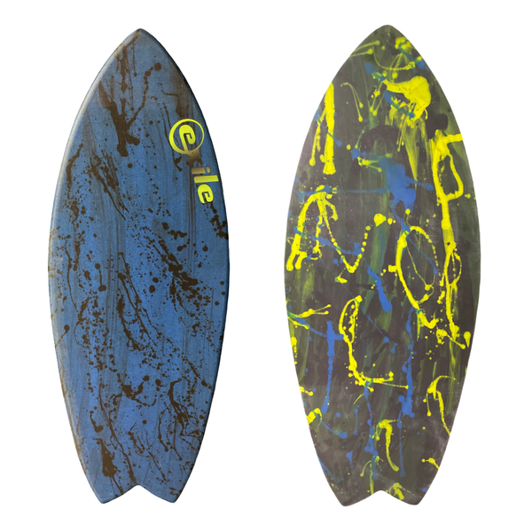 Medium Blairacuda™ 5/8" Double Carbon Fiber Epoxy Skimboard