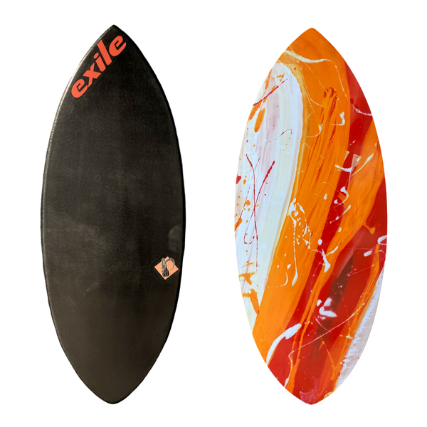Medium Large Hornet™ 3/4” Taper to 5/8" G.O.A.T™ Construction Carbon Fiber Epoxy Skimboard