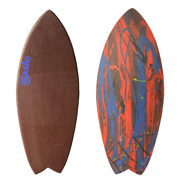 Medium Blairacuda™ 5/8" Double Carbon Fiber Epoxy Skimboard