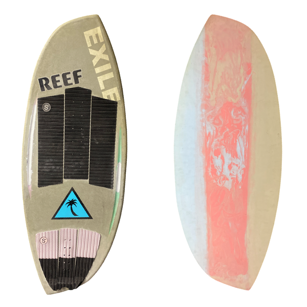 Used 53" Prototype Asym Shape 5/8" Double Carbon Fiber Epoxy Skimboard