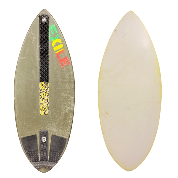 Used Large Pro Shape 5/8" Double Carbon Epoxy Construction Epoxy Skimboard