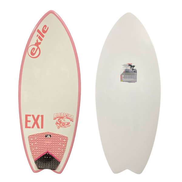 USED Medium Blairacuda™ 3/4'' tapered to 5/8" EX1 E-Glass Epoxy Skimboard
