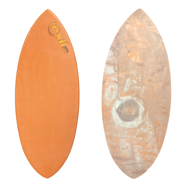 Medium Large Hornet™ 3/4" Tapered To 5/8" Double Carbon Fiber Epoxy Skimboard