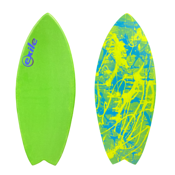Large Blairacuda™ 5/8" Double Carbon Fiber Epoxy Skimboard