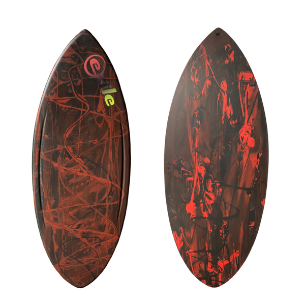 Extra Small Hybrid Shape 5/8” Double Carbon Epoxy Construction Epoxy Skimboard