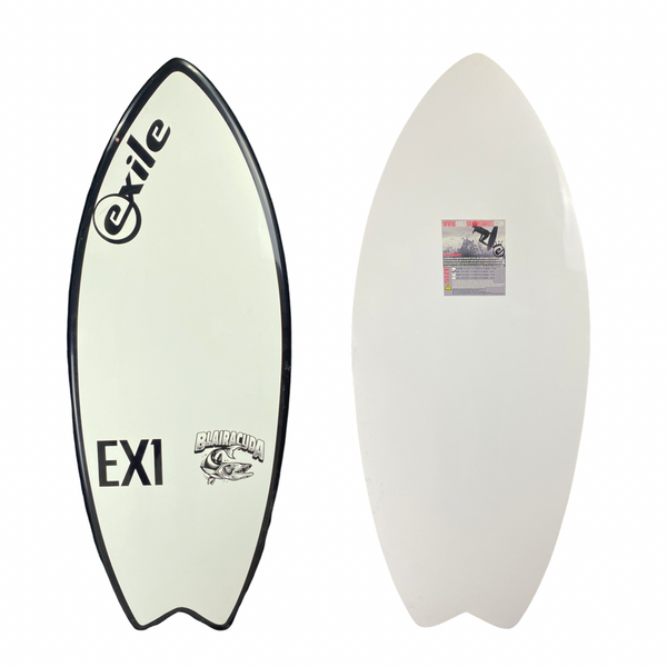 BLEMISHED Small Blairacuda™ 3/4'' tapered to 5/8" EX1 E-Glass Epoxy Skimboard