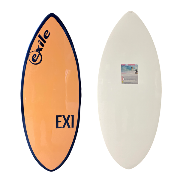 BLEMISHED Small EX1 E-Glass Epoxy Skimboard