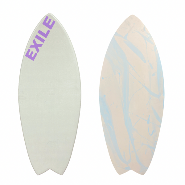 Medium Blairacuda™ 5/8" Double Carbon Fiber Epoxy Skimboard