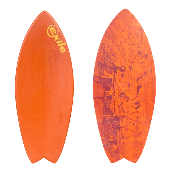 Medium Blairacuda™ 5/8" Double Carbon Fiber Epoxy Skimboard