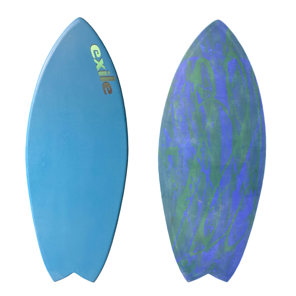 Extra Large Blairacuda™ 3/4" Tapered to 5/8" Double Carbon Fiber Epoxy Skimboard