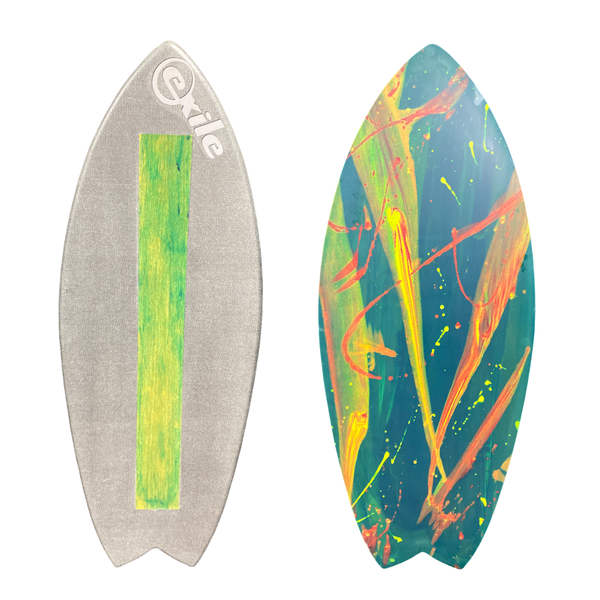 Medium Blairacuda™ 5/8" Double Carbon Fiber Epoxy Skimboard