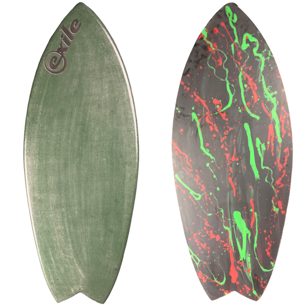 Large Blairacuda™ 5/8" Double Carbon Fiber Epoxy Skimboard