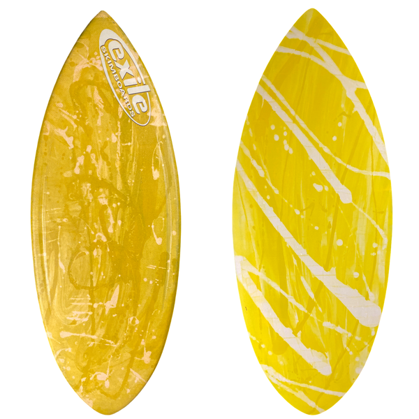 Medium Pro Shape 3/4” to 5/8” Double Carbon Fiber Epoxy Skimboard