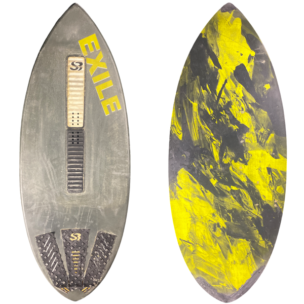 Used Large Hornet Shape 5/8” Double Carbon Epoxy Construction Epoxy Skimboard