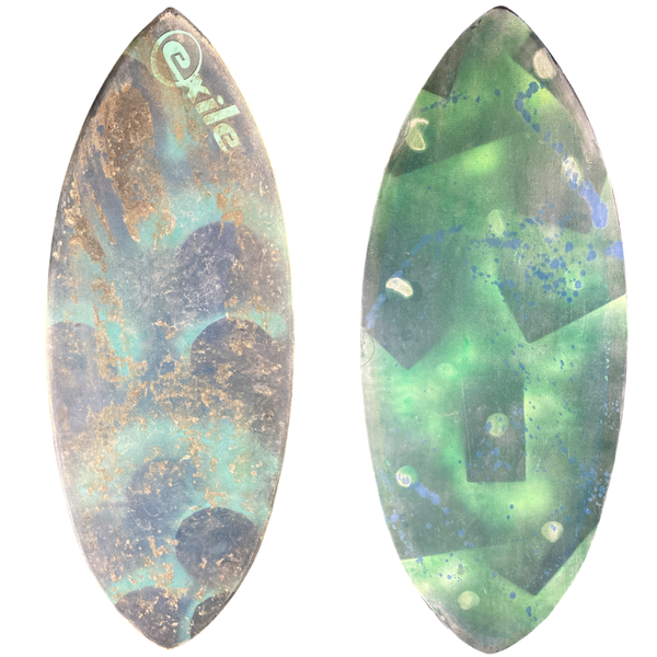 Used Medium Hornet Shape 5/8” Double Carbon Fiber Epoxy Skimboard