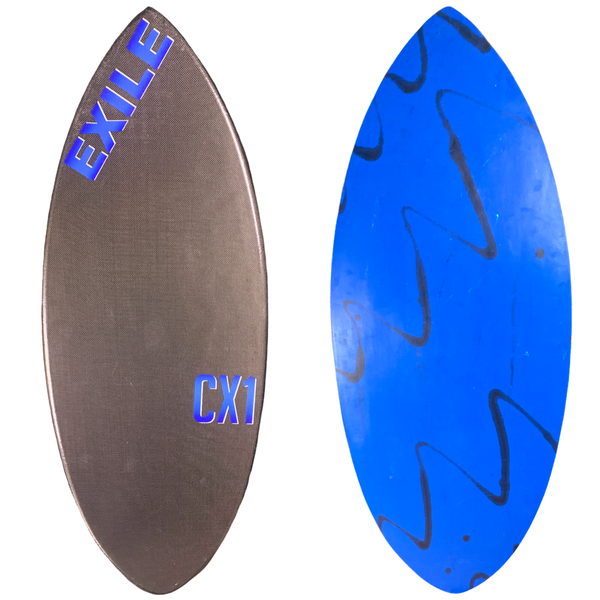 Medium CX1 Hybrid Shape Double Carbon Fiber Epoxy Skimboard
