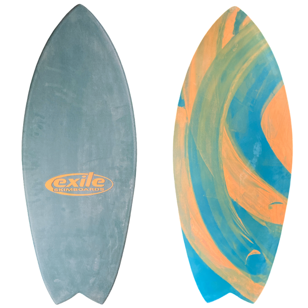 Medium Blairacuda™ 5/8" Double Carbon Fiber Epoxy Skimboard