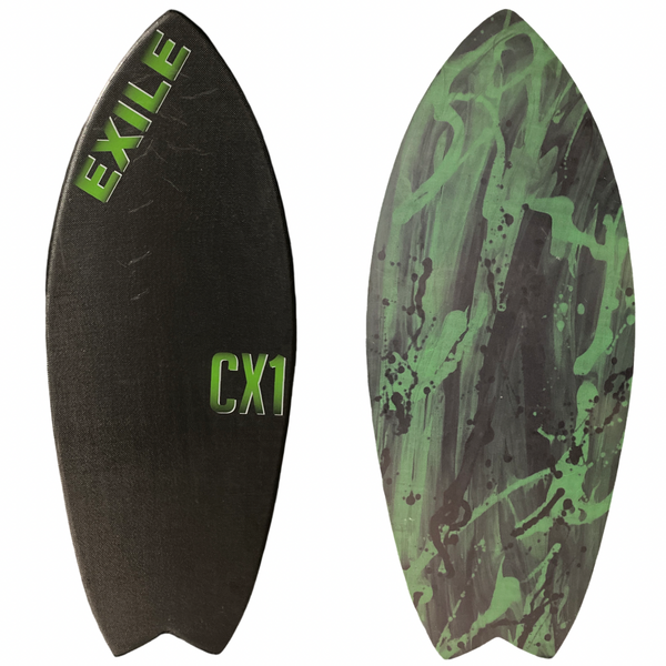 BLEMISHED Extra Small CX1 Blairacuda™ Shape Carbon Fiber Epoxy Skimboard