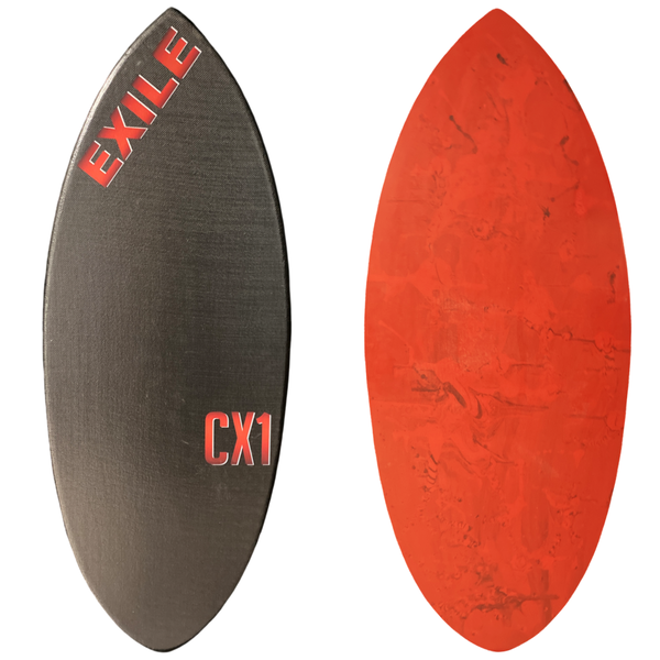 Extra Large CX1 Hybrid Shape Double Carbon Fiber Epoxy Skimboard