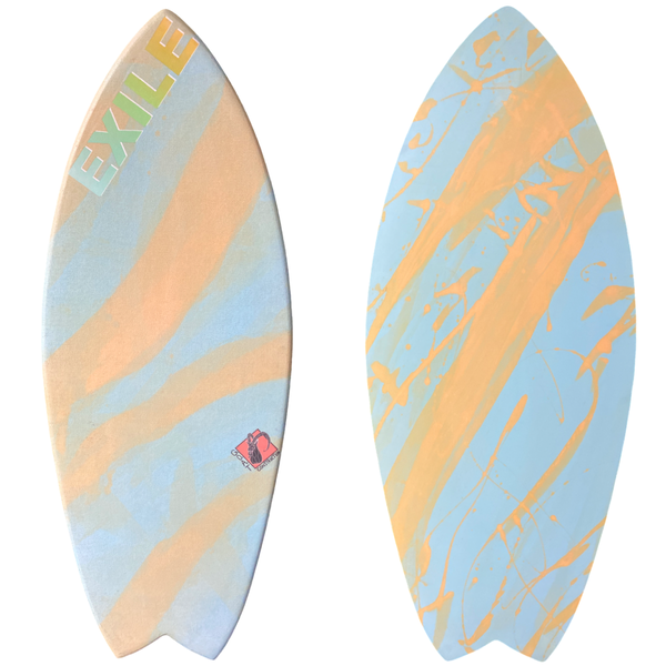 Medium Blairacuda™ 5/8" G.O.A.T. Construction Epoxy Skimboard