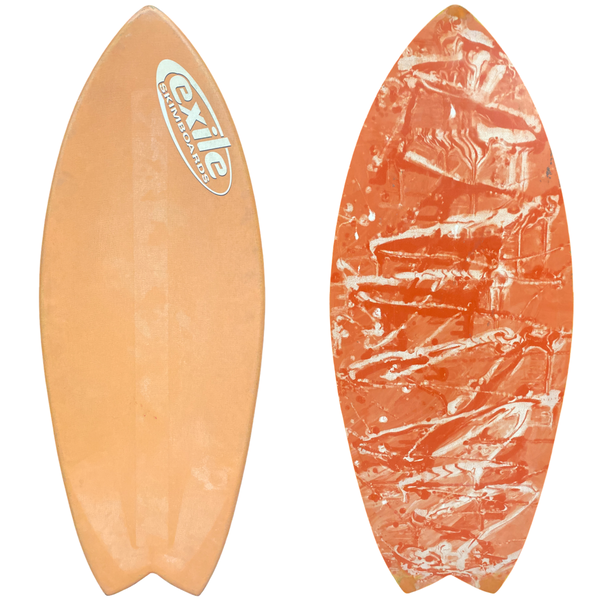 Used Large Blairacuda™ Shape 5/8" Double Carbon Fiber Epoxy Skimboard